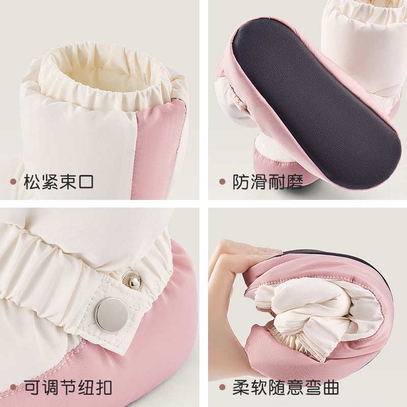 Dance Shoes, Warm Boots, Winter Adult Thickeneded Ballet Cotton Shoes, Practice Shoes, Soft-Soled Dance Shoes, Warm-Up Ballet Shoes - Image 3